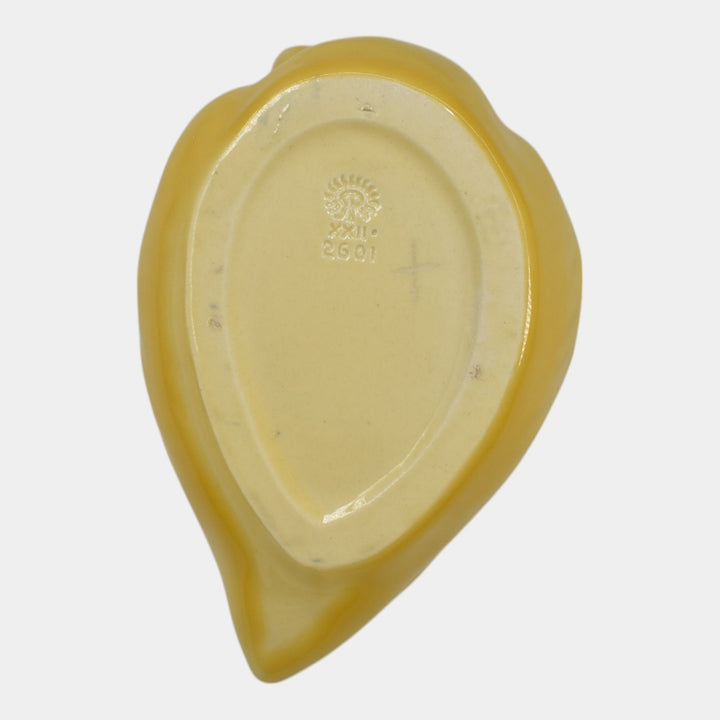 Rookwood 1922 Vintage Art Pottery Yellow Pelican Ceramic Tray Figurine 2601 - Just Art Pottery