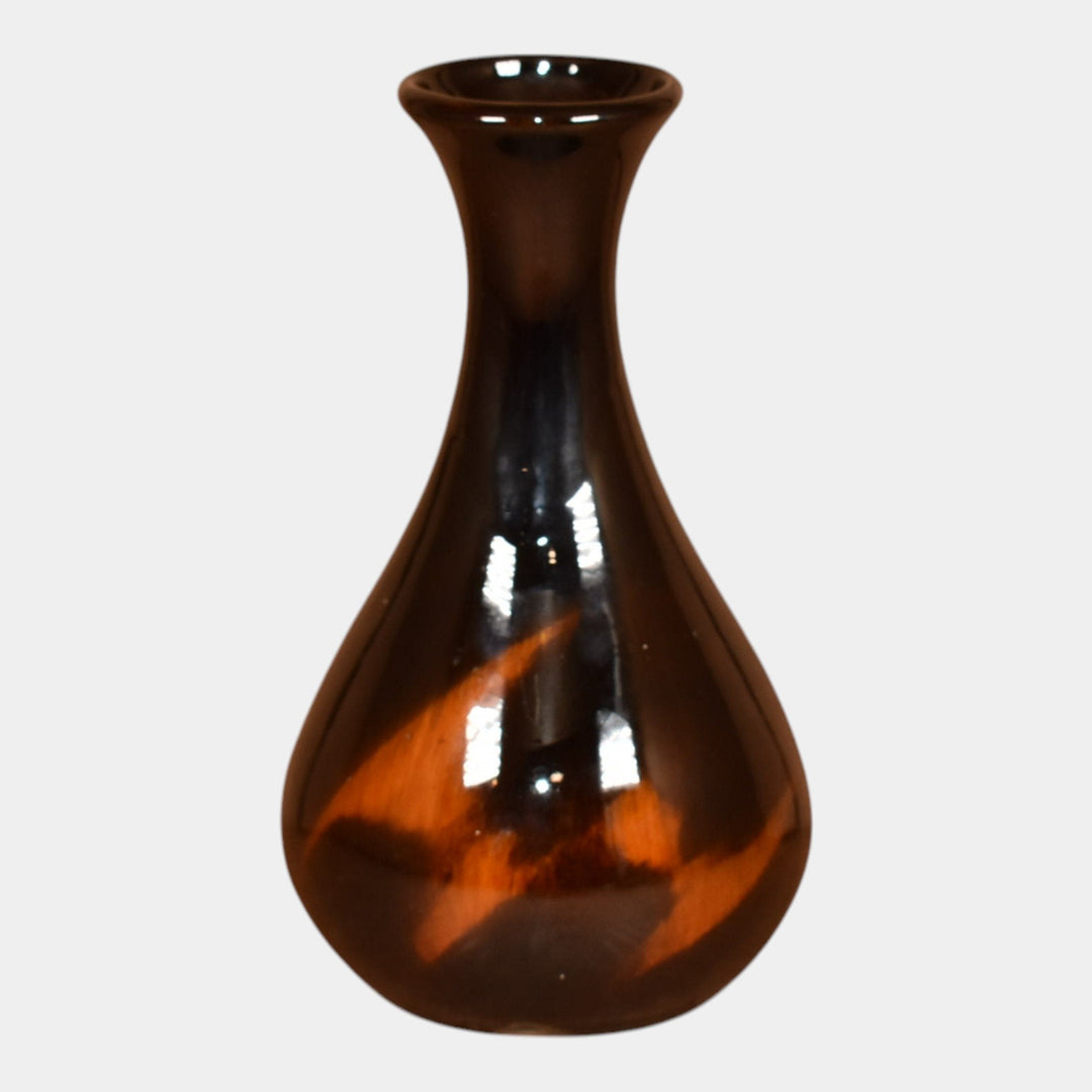 McCoy Rosewood 1903 Vintage Art Pottery Standard Glaze Ceramic Bud Vase 9 - Just Art Pottery