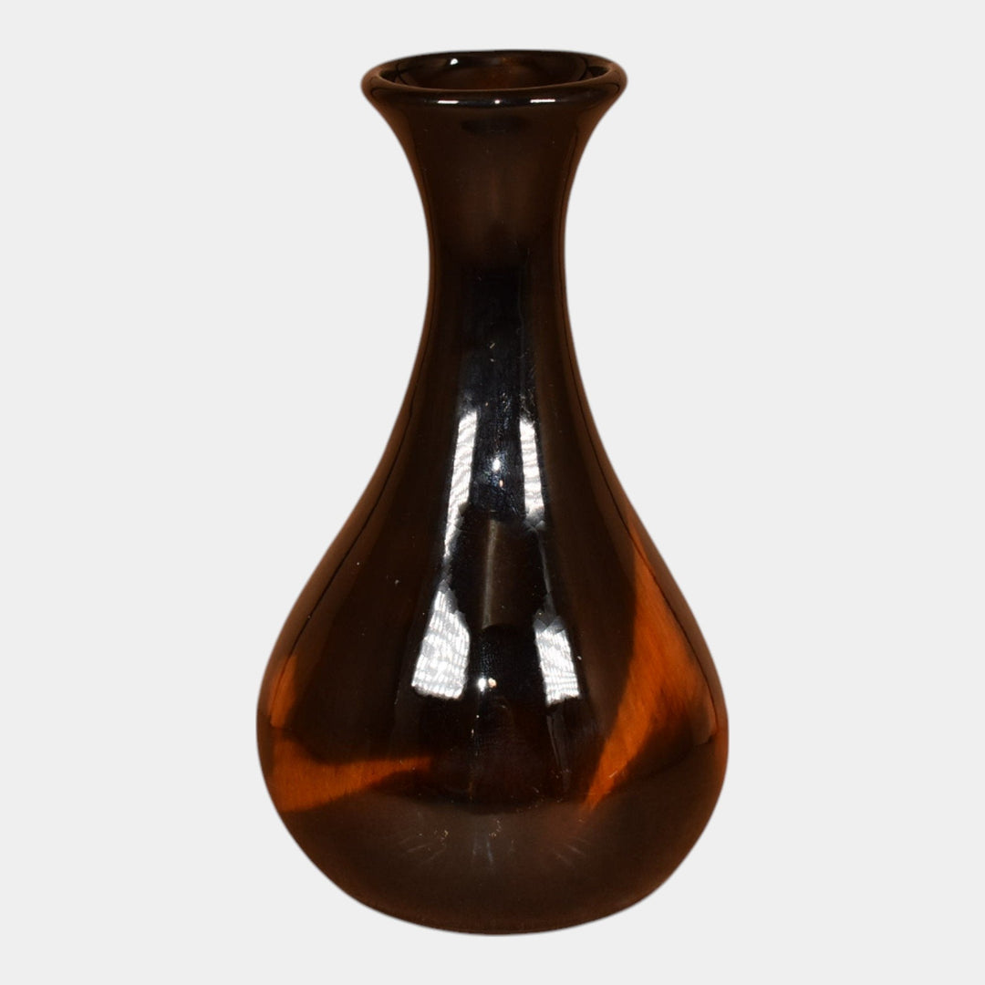 McCoy Rosewood 1903 Vintage Art Pottery Standard Glaze Ceramic Bud Vase 9 - Just Art Pottery