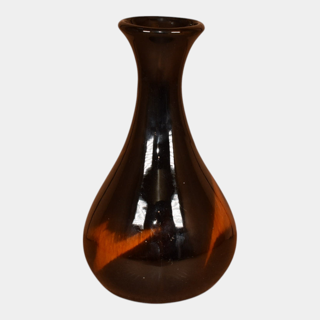 McCoy Rosewood 1903 Vintage Art Pottery Standard Glaze Ceramic Bud Vase 9 - Just Art Pottery