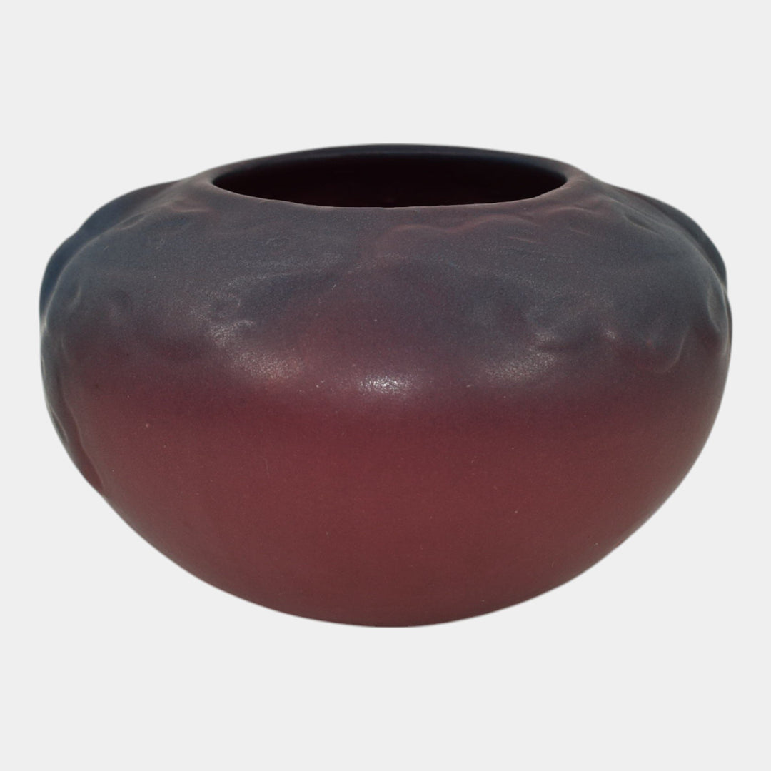 Van Briggle Late 1910s Vintage Arts And Crafts Pottery Acorn Bowl Vase 670 - Just Art Pottery