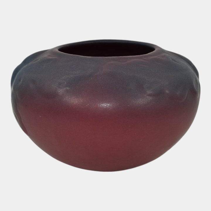 Van Briggle Late 1910s Vintage Arts And Crafts Pottery Acorn Bowl Vase 670 - Just Art Pottery