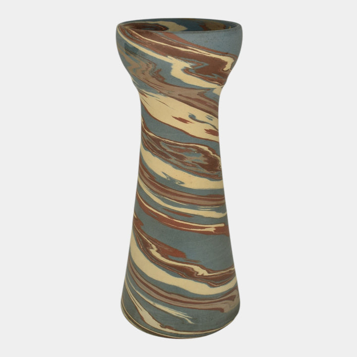 Niloak Mission Swirl 1925-30s Vintage Hand Made Art Pottery 10" Vase - Just Art Pottery