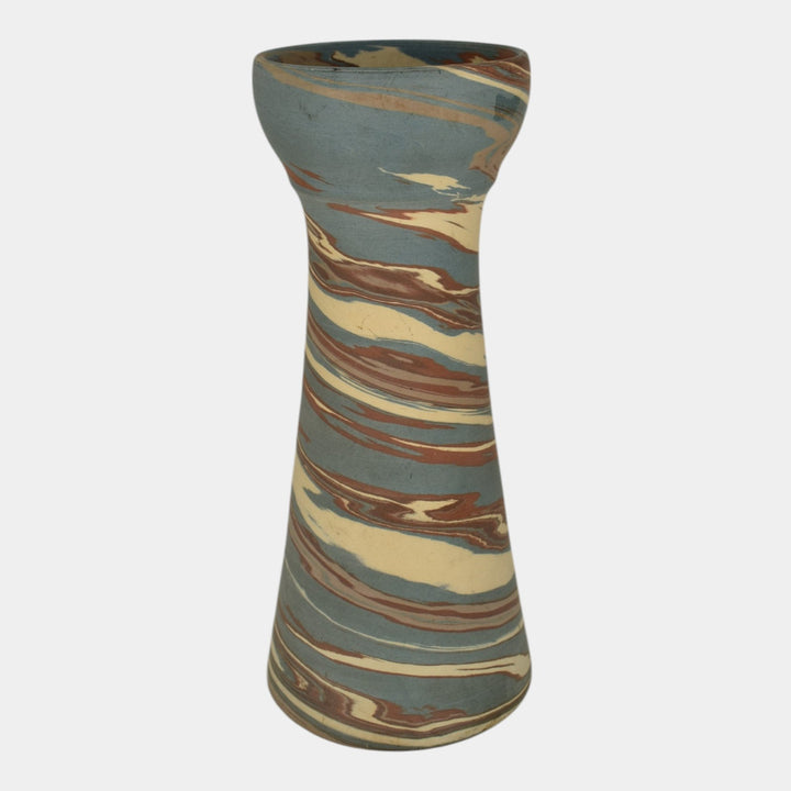 Niloak Mission Swirl 1925-30s Vintage Hand Made Art Pottery 10" Vase - Just Art Pottery