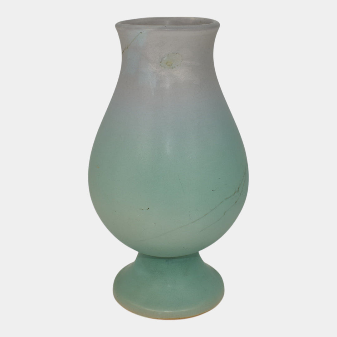 Weller Hudson Perfecto 1900s Vintage Art Pottery Hand Painted Ceramic Vase - Just Art Pottery