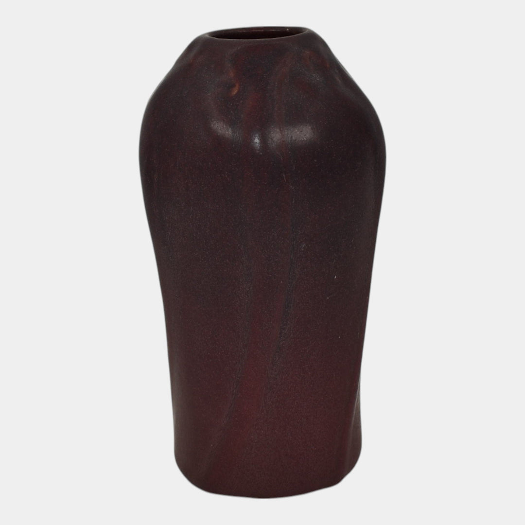 Van Briggle 1910s Vintage Arts And Crafts Pottery Mulberry Ceramic Vase 833 - Just Art Pottery