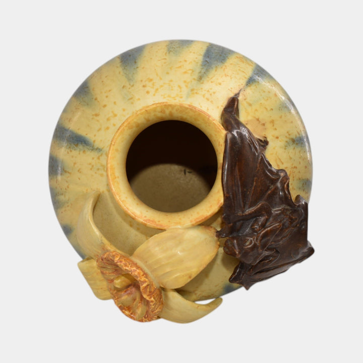 Ephraim Faience 2020 Hand Made Pottery Equinox Ceramic Bat Vase - Just Art Pottery