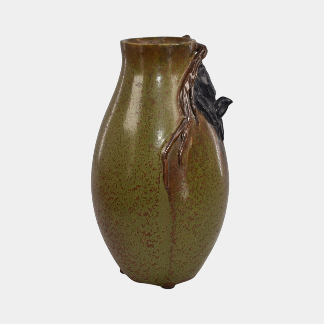 Ephraim Faience 2017 Hand Made Pottery Experimental Bat Ceramic Vase - Just Art Pottery