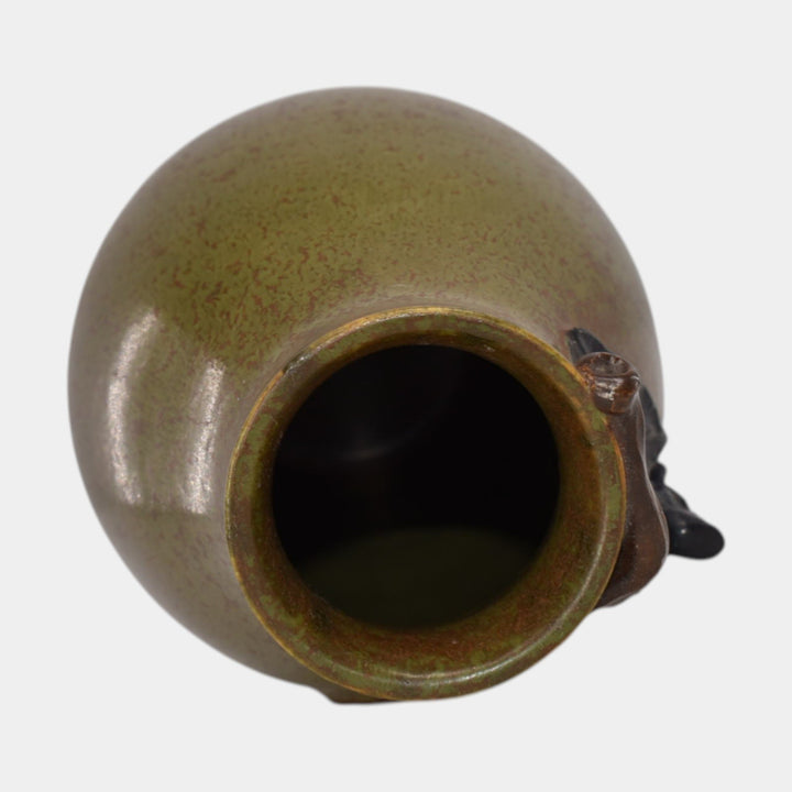 Ephraim Faience 2017 Hand Made Pottery Experimental Bat Ceramic Vase - Just Art Pottery