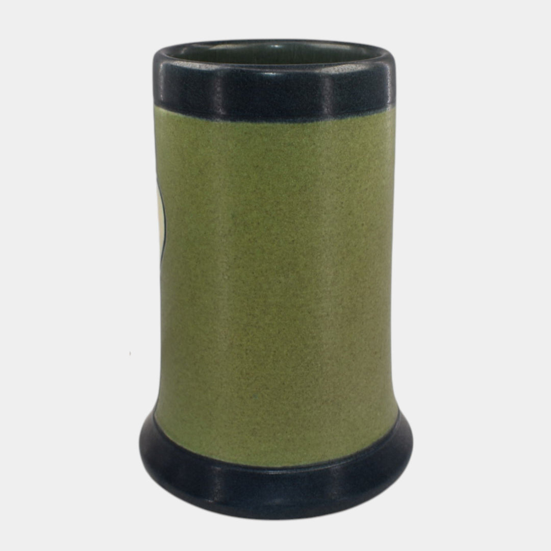 Ephraim Faience 2024 Hand Made Pottery Valentines Carved Rose Heart Vase - Just Art Pottery