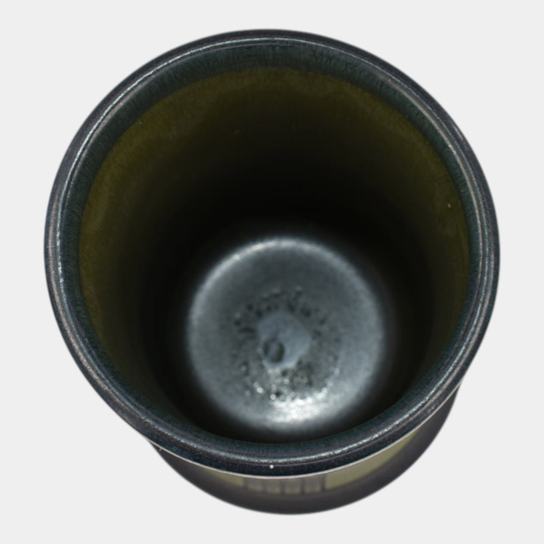 Ephraim Faience 2024 Hand Made Pottery Valentines Carved Rose Heart Vase - Just Art Pottery