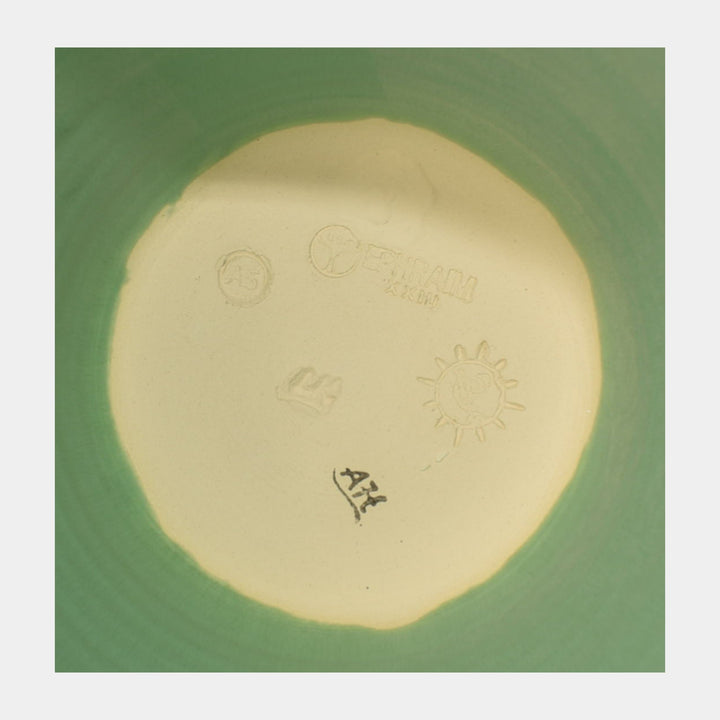 Ephraim Faience 2023 Hand Made Pottery Snowberry Candle Pillar - Just Art Pottery