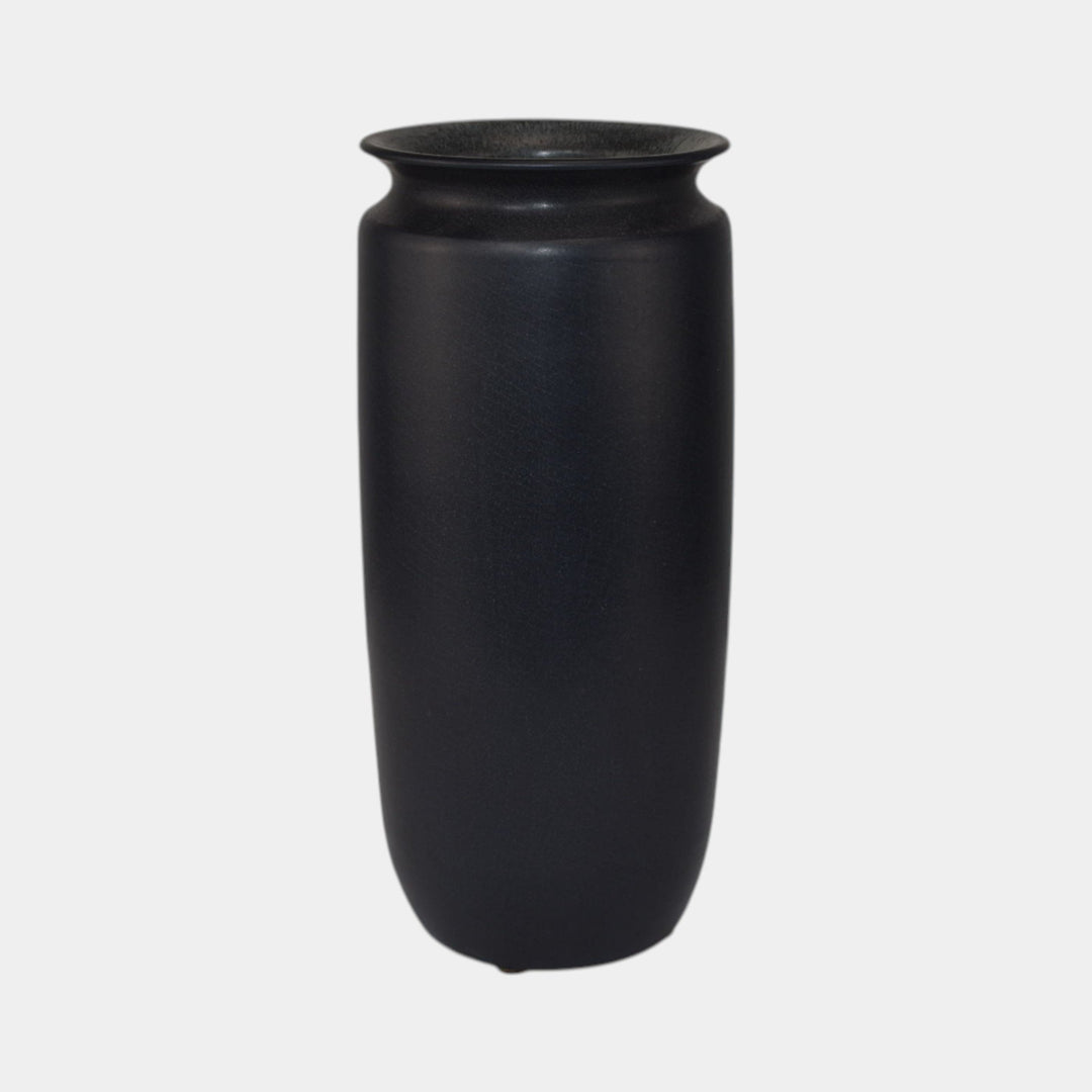 Ephraim Faience 2020 Experimental Hand Made Pottery Blue Cicada Vase - Just Art Pottery