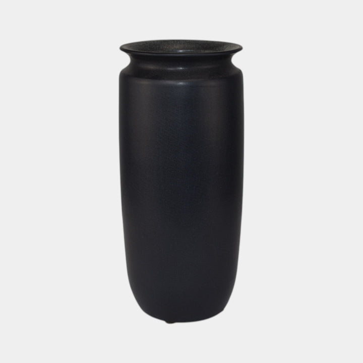 Ephraim Faience 2020 Experimental Hand Made Pottery Blue Cicada Vase - Just Art Pottery