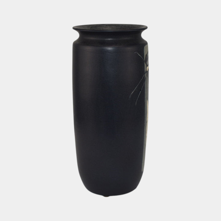 Ephraim Faience 2020 Experimental Hand Made Pottery Blue Cicada Vase - Just Art Pottery