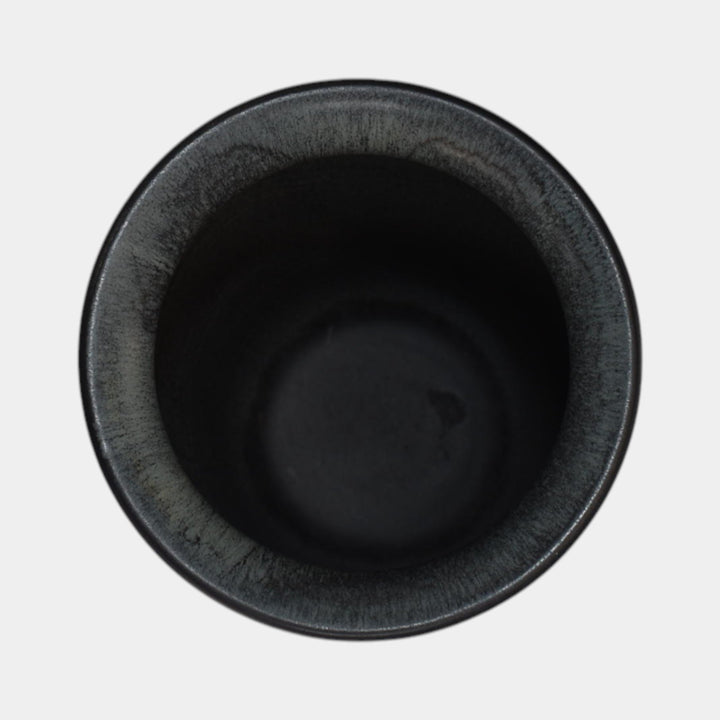 Ephraim Faience 2020 Experimental Hand Made Pottery Blue Cicada Vase - Just Art Pottery