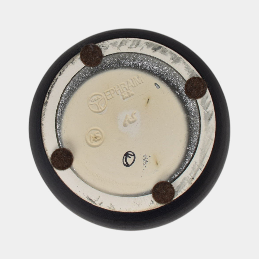 Ephraim Faience 2020 Experimental Hand Made Pottery Blue Cicada Vase - Just Art Pottery