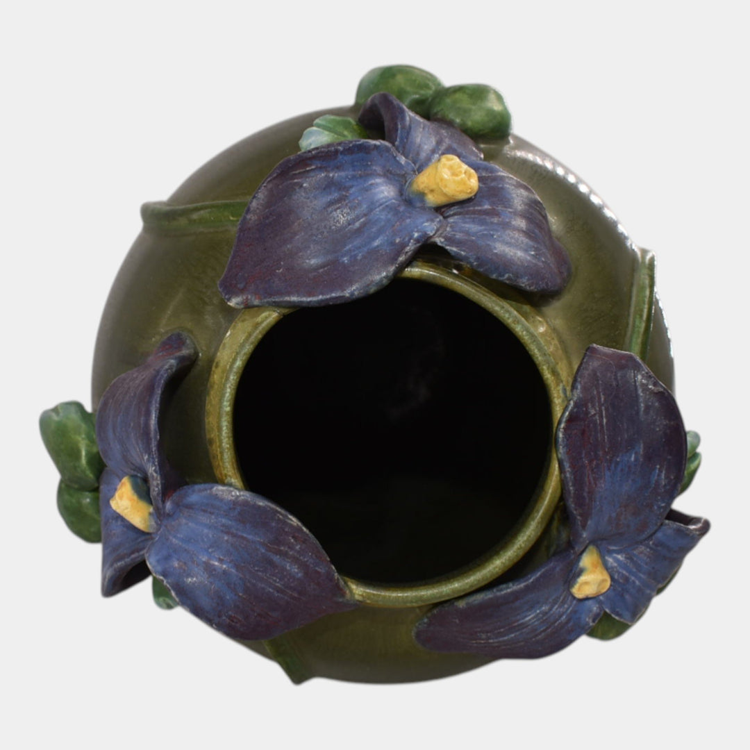 Ephraim Faience 2025 Hand Made Art Pottery Green Secret Keeper Vase - Just Art Pottery