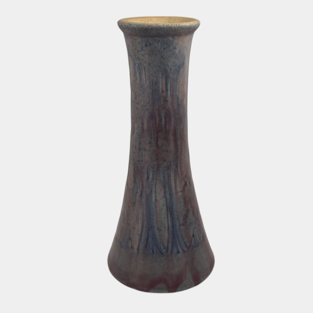 Newcomb College 1920 Vintage Pottery Purple Scenic Landscape Vase Simpson - Just Art Pottery