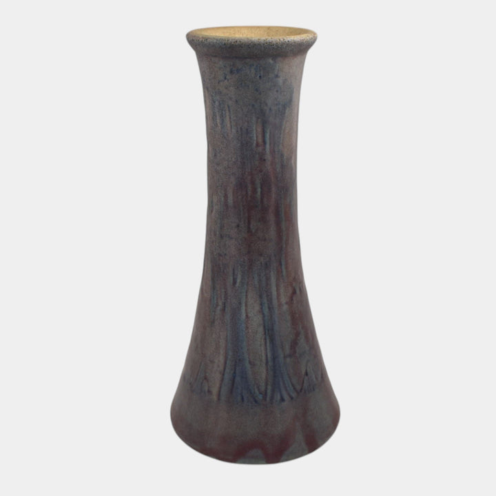 Newcomb College 1920 Vintage Pottery Purple Scenic Landscape Vase Simpson - Just Art Pottery