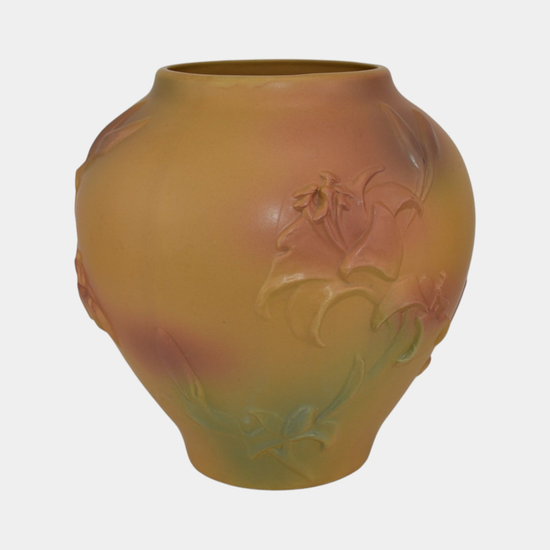 Van Briggle 2004 Vintage Limited Edition Collector's Society Pottery Yellow Vase - Just Art Pottery