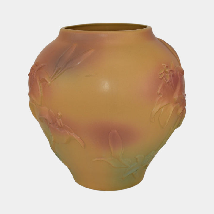 Van Briggle 2004 Vintage Limited Edition Collector's Society Pottery Yellow Vase - Just Art Pottery
