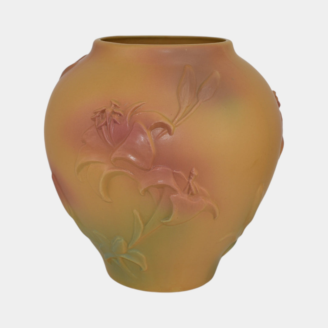 Van Briggle 2004 Vintage Limited Edition Collector's Society Pottery Yellow Vase - Just Art Pottery
