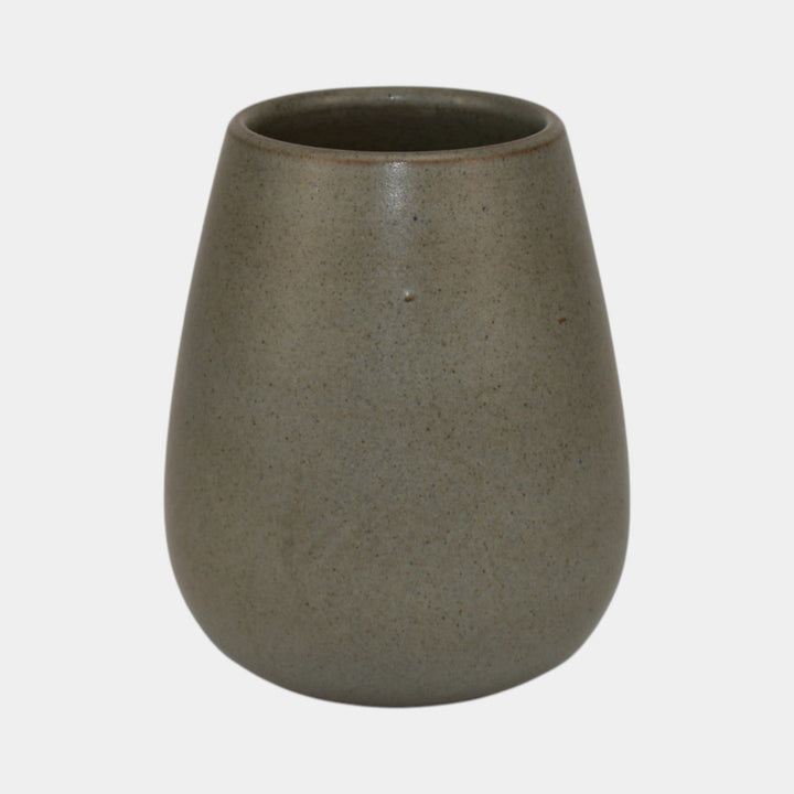 Marblehead Vintage Arts and Crafts Pottery Gray Ceramic Vase - Just Art Pottery