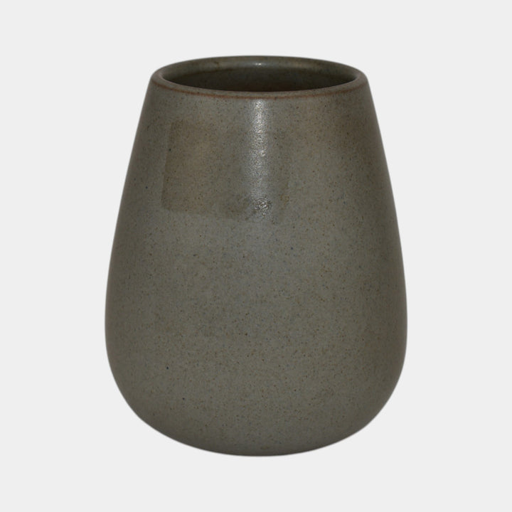 Marblehead Vintage Arts and Crafts Pottery Gray Ceramic Vase - Just Art Pottery