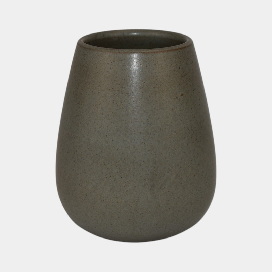 Marblehead Vintage Arts and Crafts Pottery Gray Ceramic Vase - Just Art Pottery