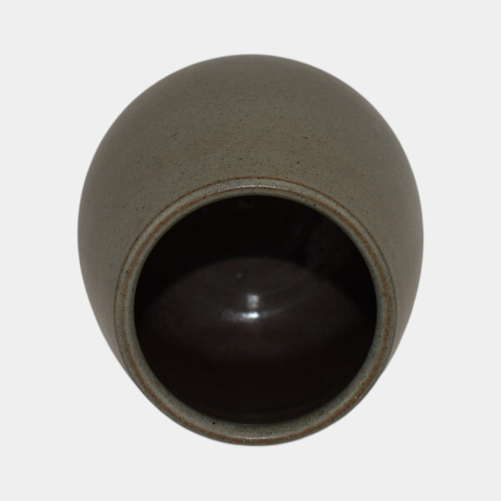 Marblehead Vintage Arts and Crafts Pottery Gray Ceramic Vase - Just Art Pottery