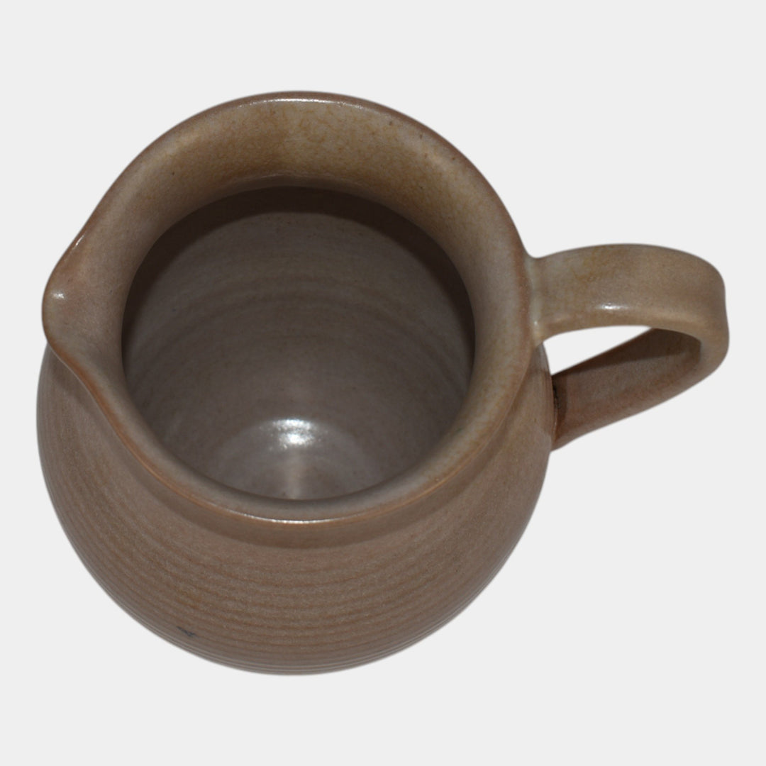 Marblehead Vintage Arts and Crafts Art Pottery Gray Ceramic Pitcher - Just Art Pottery