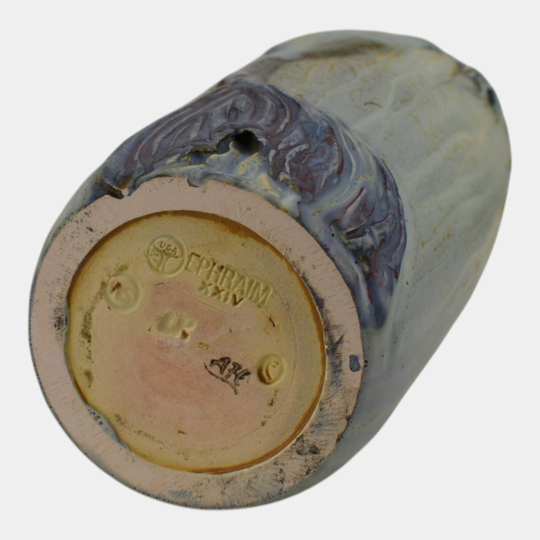 Ephraim Faience Experimental Hand Made Pottery Mermaid Ceramic Vase - Just Art Pottery