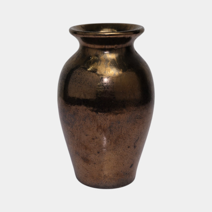 Broadmoor Colorado 1930s Art Pottery Metallic Glaze Baluster Vase Jonathan Hunt - Just Art Pottery