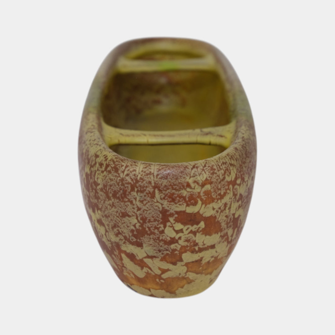 Weller Frosted Matte 1915 Vintage Arts and Crafts Pottery Ceramic Planter - Just Art Pottery
