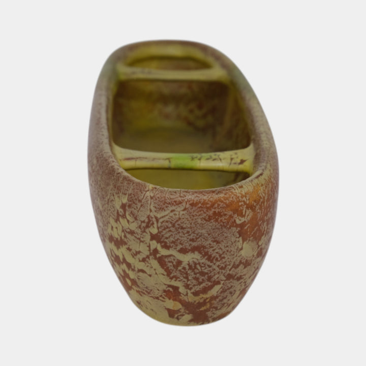 Weller Frosted Matte 1915 Vintage Arts and Crafts Pottery Ceramic Planter - Just Art Pottery
