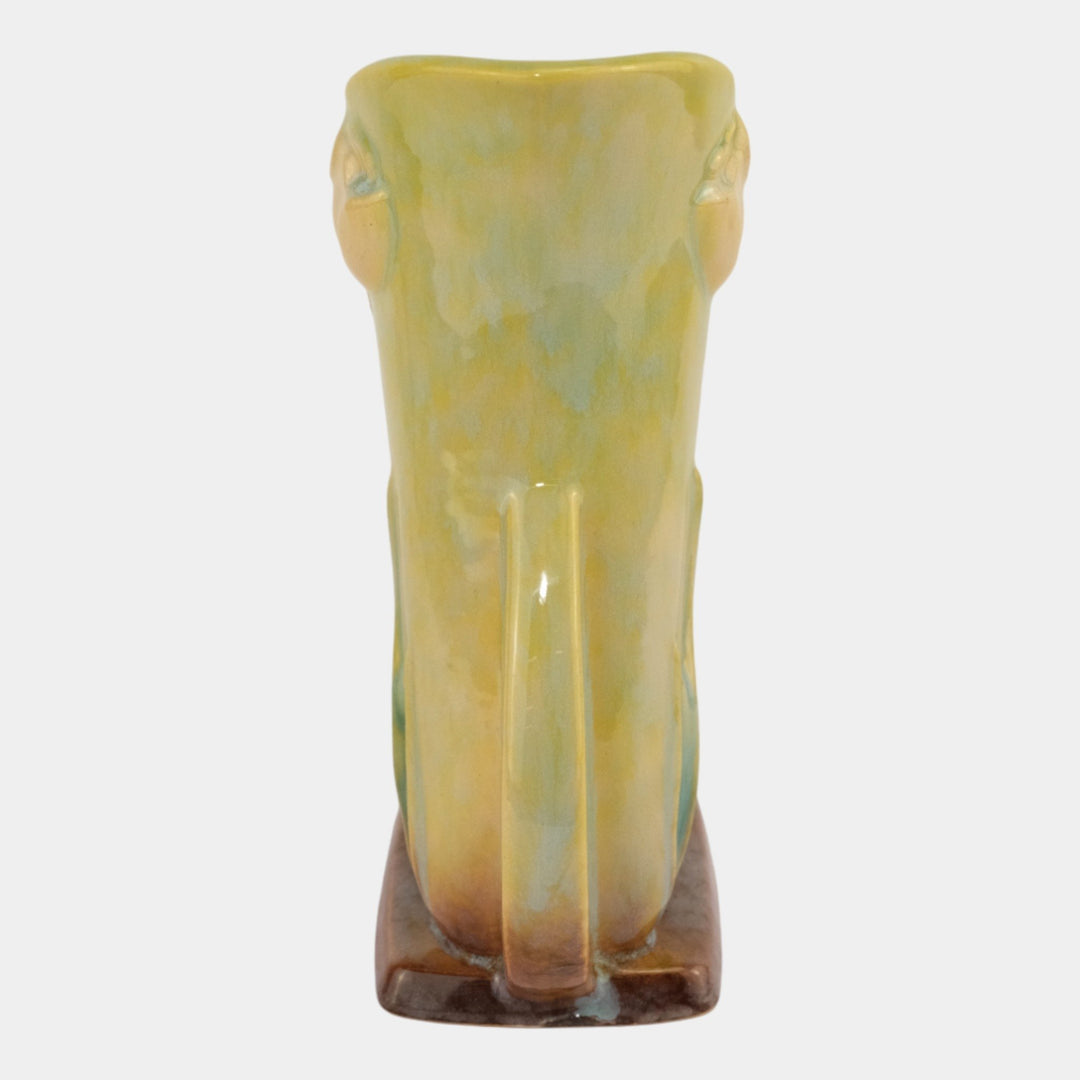 Roseville Wincraft Green 1948 Mid Century Modern Pottery Tulip Vase 282-8 - Just Art Pottery