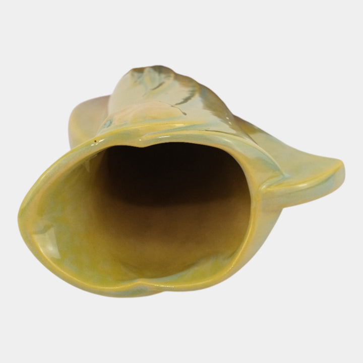 Roseville Wincraft Green 1948 Mid Century Modern Pottery Tulip Vase 282-8 - Just Art Pottery