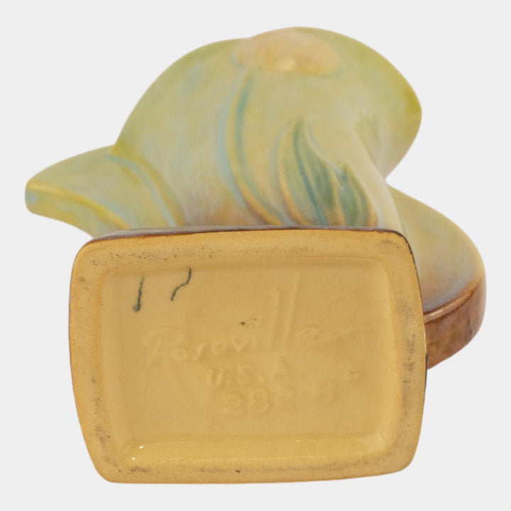 Roseville Wincraft Green 1948 Mid Century Modern Pottery Tulip Vase 282-8 - Just Art Pottery