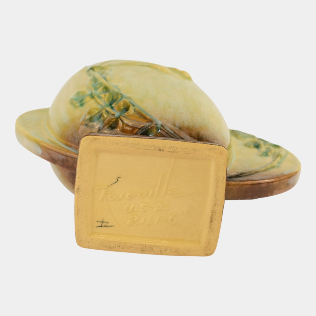 Roseville Pottery Wincraft 1948 Green Mid Century Modern Vase 241-6 - Just Art Pottery