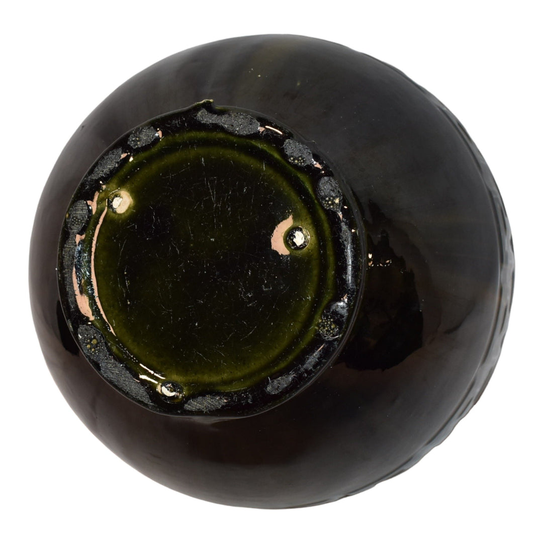 Brush McCoy Blended Majolica 1914 Art Pottery Greek Key Jardiniere Pedestal 2220 - Just Art Pottery