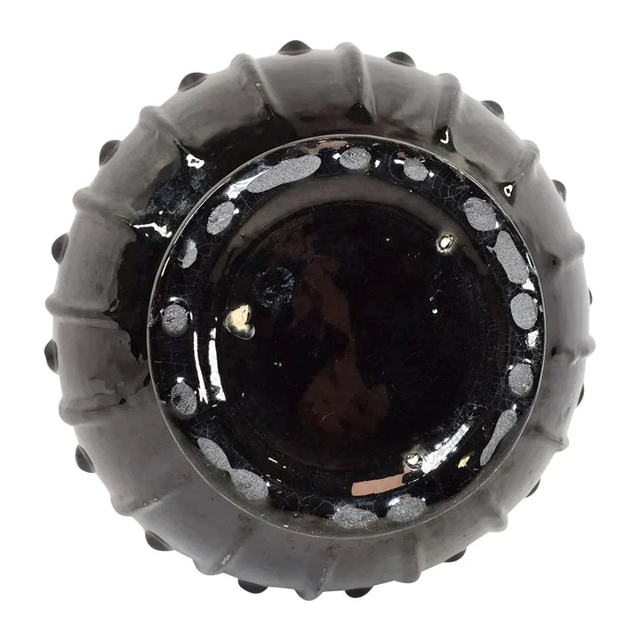 Roseville Blended Majolica Early 1900s Art Pottery Lily Jardiniere Pedestal 537 - Just Art Pottery