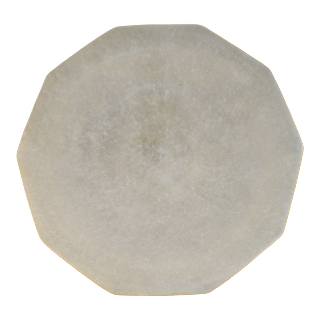 Roseville Tuscany Gray 1927 Vintage Art Deco Pottery Handled Center Bowl 174-12 - Just Art Pottery