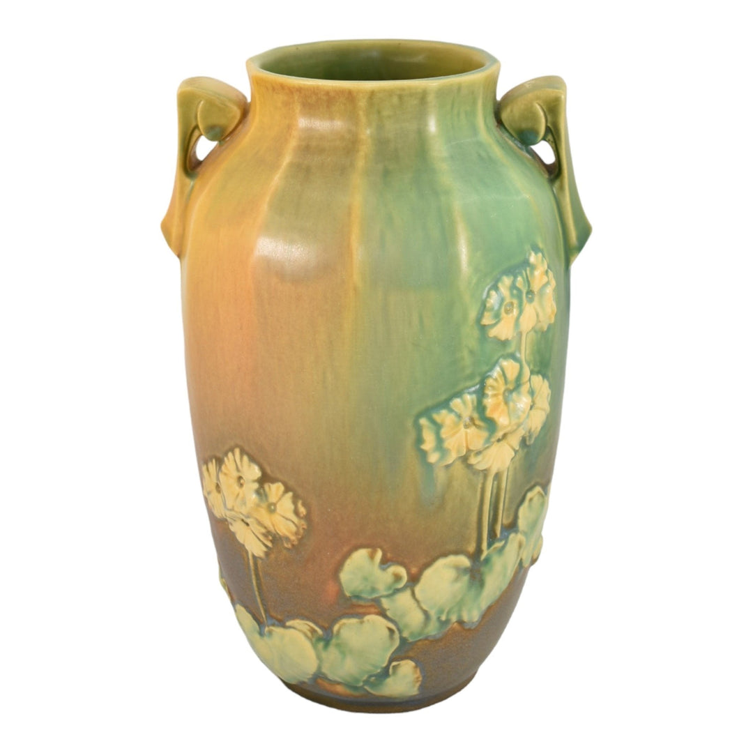 Roseville Primrose Experimental Trial Glaze 1936 Vintage Pottery Ceramic Vase - Just Art Pottery