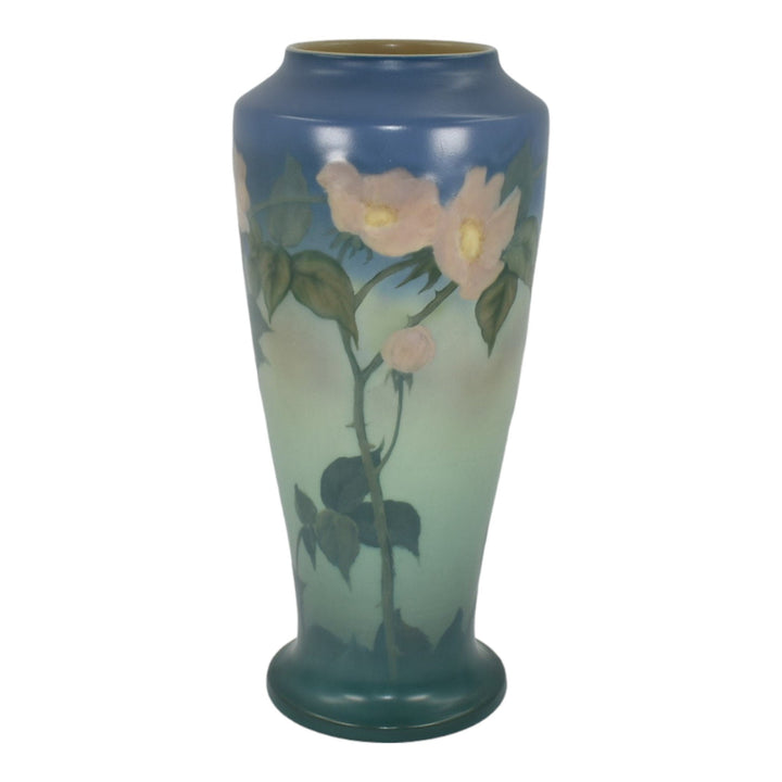 Rookwood 1924 Vintage Arts And Crafts Pottery Floral Ceramic Vase 1356C Diers
