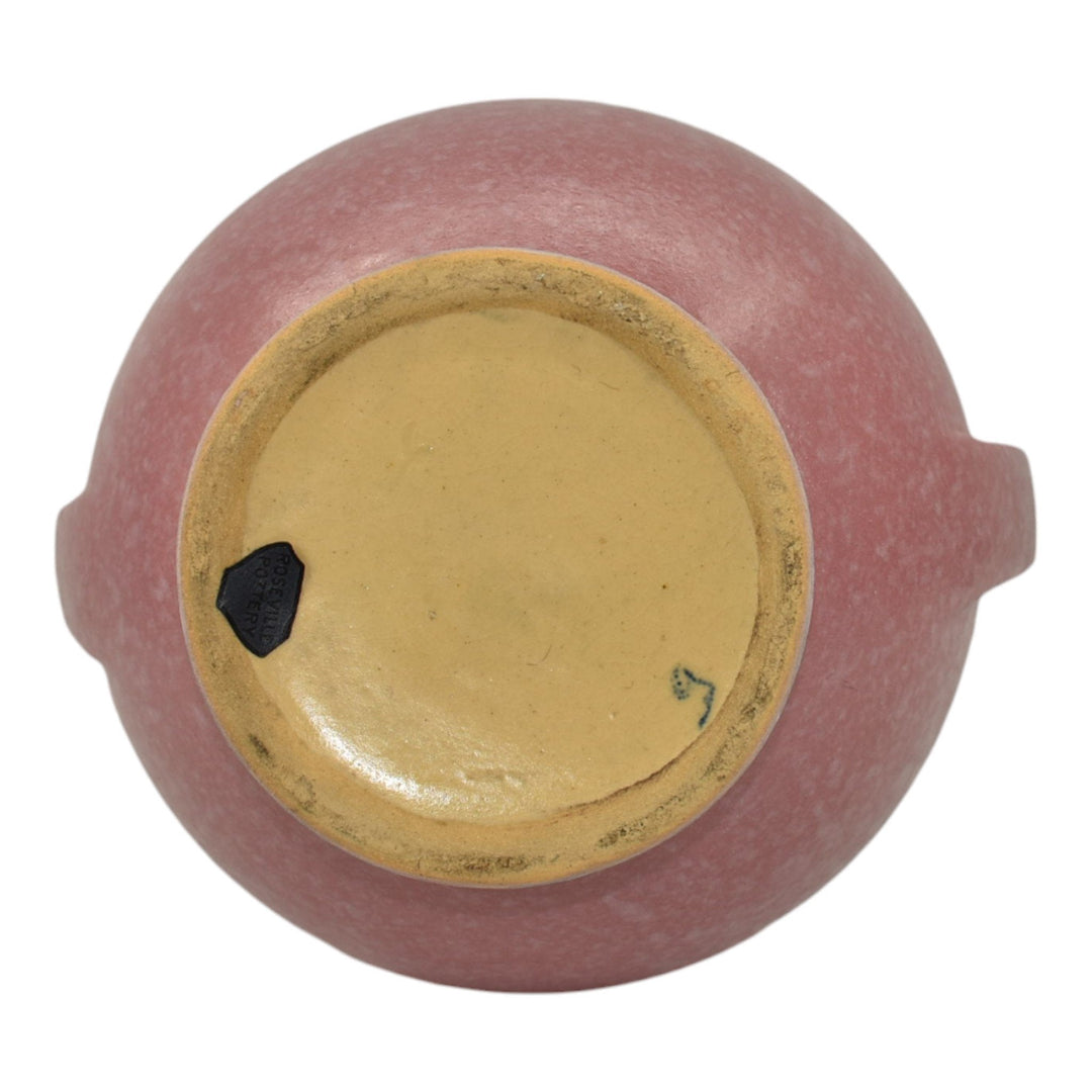 Roseville Baneda Pink 1932 Vintage Art Deco Pottery Ceramic Flower Vase 596-9