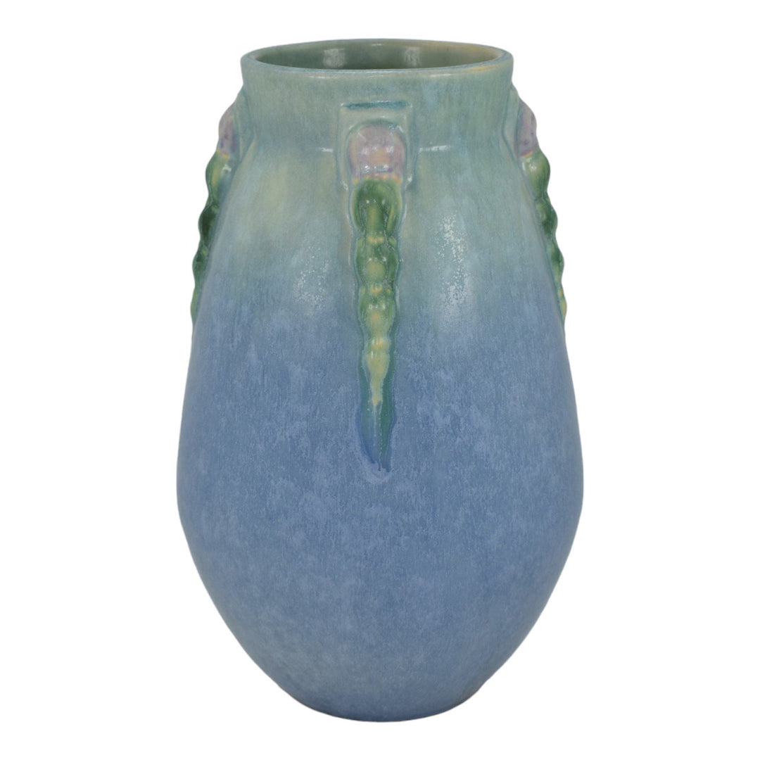 Roseville Topeo Blue 1934 Vintage Art Deco Pottery Ceramic Vase 662-9