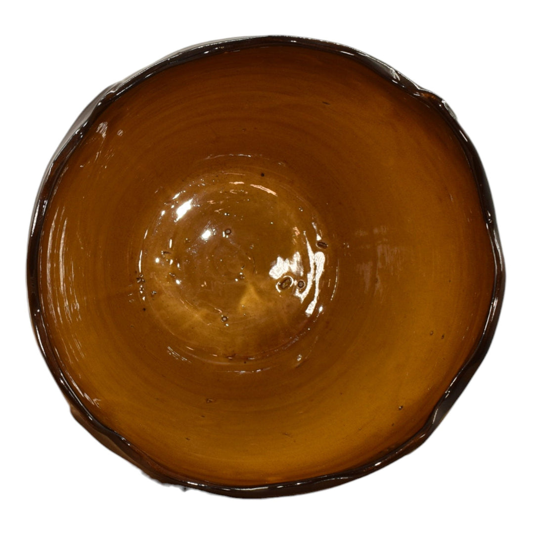 McCoy Loy Nel Art 1900s Art Pottery Standard Glaze Grapes Jardiniere Planter - Just Art Pottery