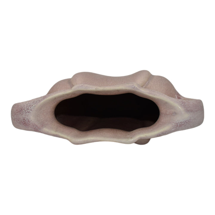 Muncie 1920s Vintage Art Deco Pottery Purple Ceramic Pillow Vase TA 192-6 - Just Art Pottery