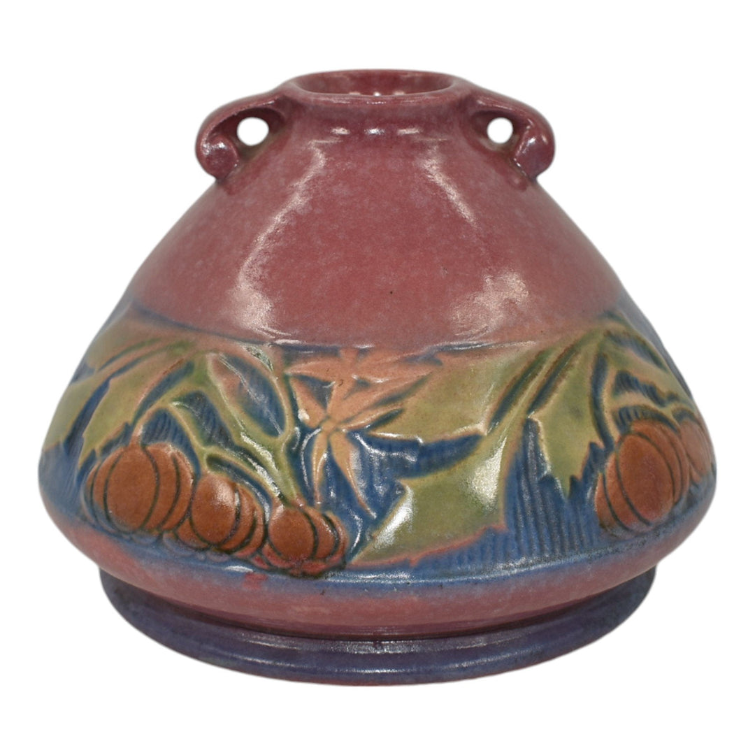 Roseville Baneda Pink 1932 Vintage Art Deco Pottery Ceramic Vase 603-4 - Just Art Pottery